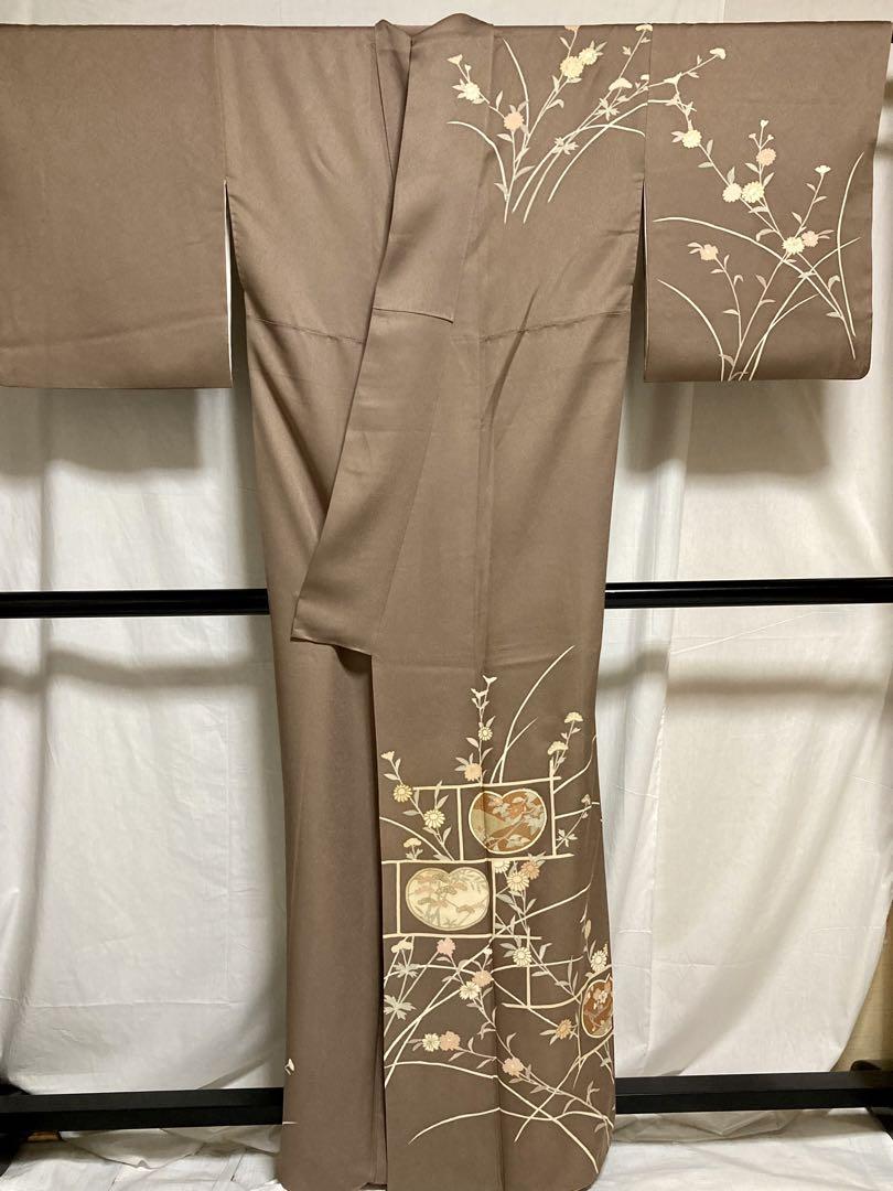 【和風館】モダンなカメリア×ドット柄・セオα浴衣 単品 和風館】モダンなカメリア×ドット柄・セオα浴衣 単品 （20th