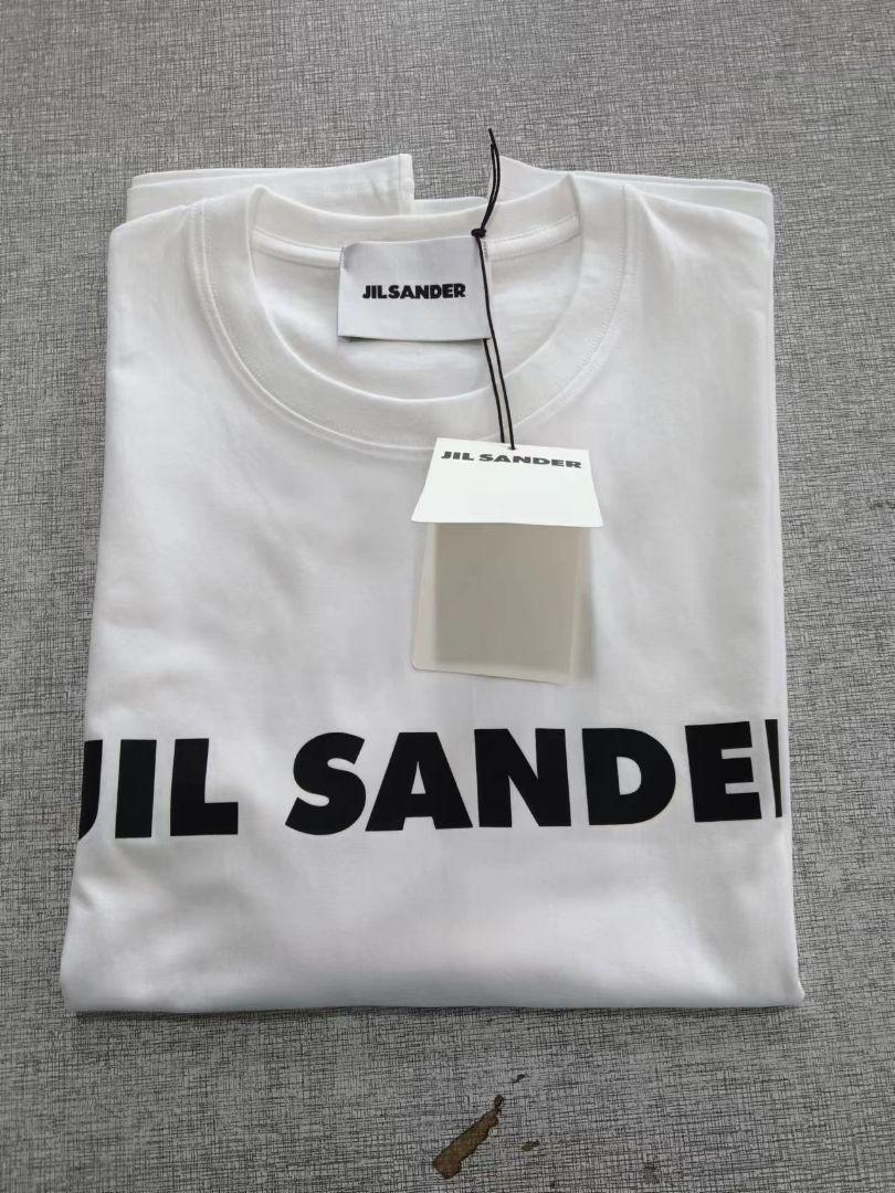JIL SANDER プリント ロゴ コットン Tシャツ男女兼用 ズ