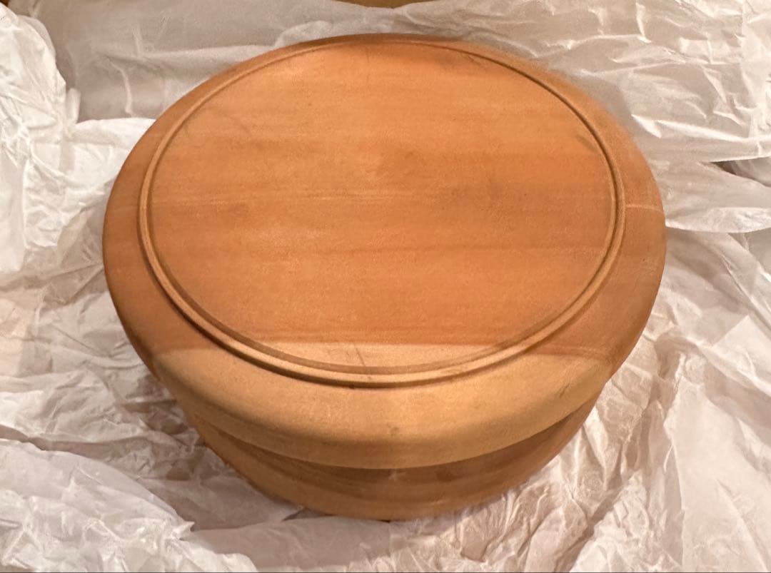 鎌倉彫 茶櫃 桂木地 上質新品、♥