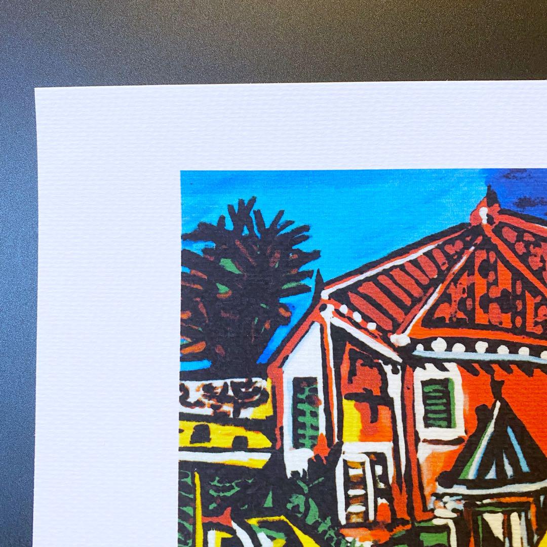 絵画　ピカソ　ジクレー版画 模写】限定500部 パブロ・ピカソ 地中海の風景ジクレー版画 額装