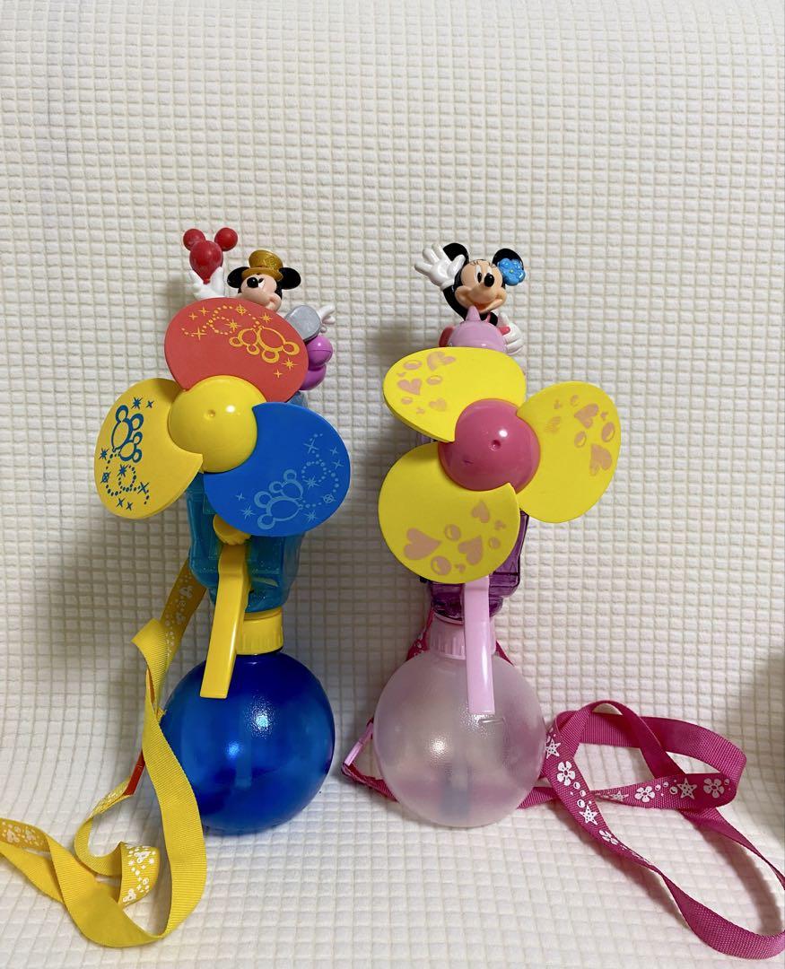 【限定品】ディズニー30周年 ミッキー ミニー ファン付き水遊びおもちゃ 水鉄砲