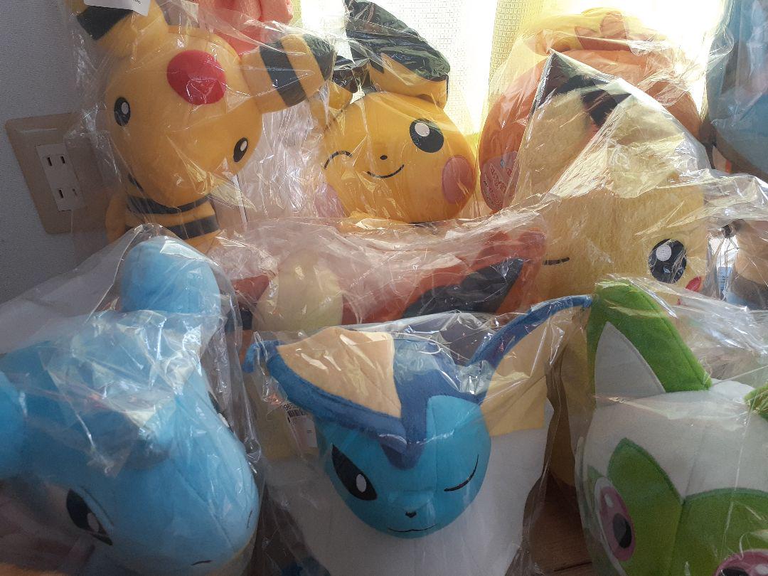 【3/18まで送料込】 ポケモン BIGぬいぐるみ 10点セット