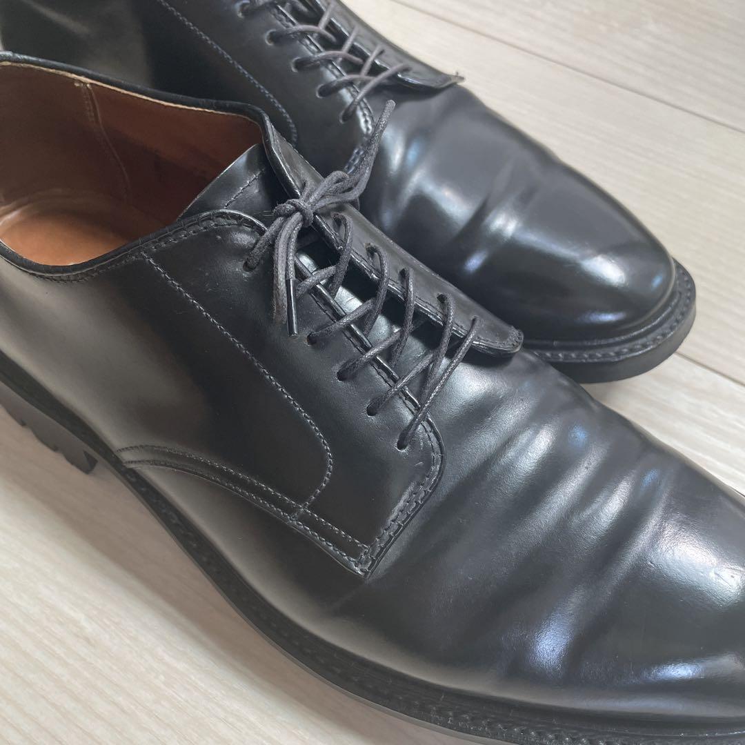 Mao　値下！　ALDEN　US9 1/2黒　コードバン プレーントゥ