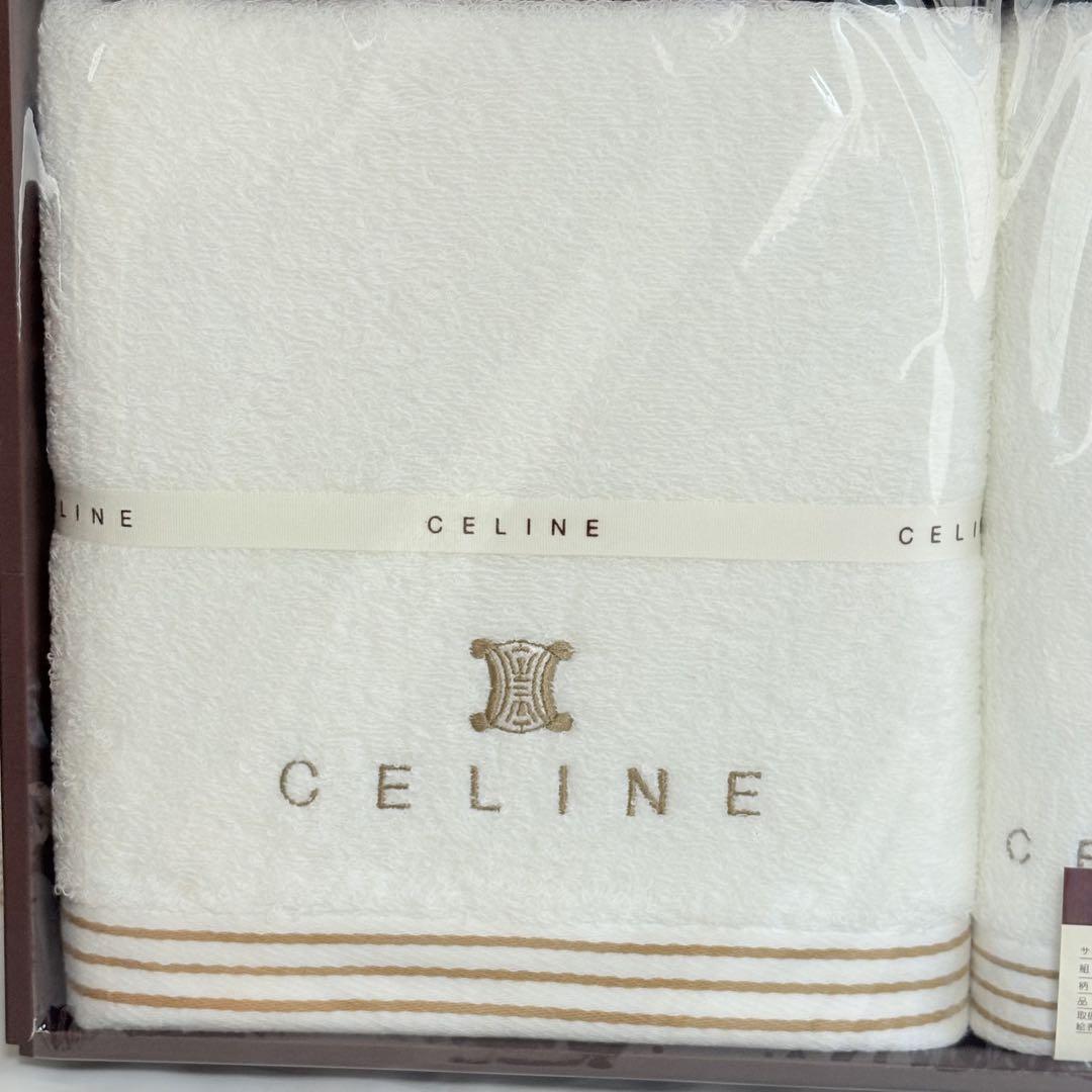 CELINE❣️総柄バスタオル2セット 新品未使用　ペスちゃん CELINE タオルセット バスタオル フェイスタオル ギフト - メルカリ