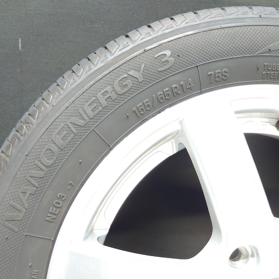 社外アルミ 155/65R14 タント ムーヴ N-BOX ワゴンR ルークス