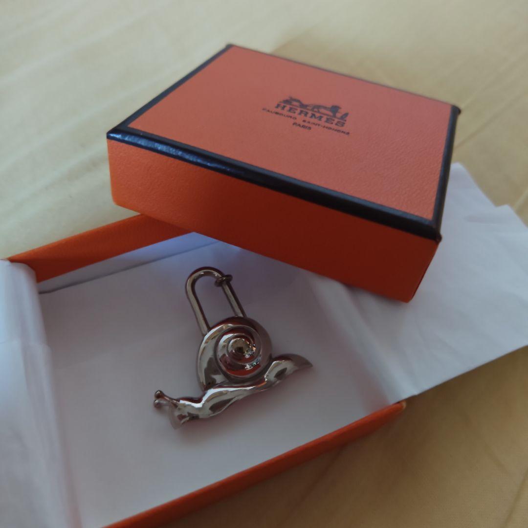 【未使用・希少品】エルメス　1995年　カタツムリ　カデナ　シルバー