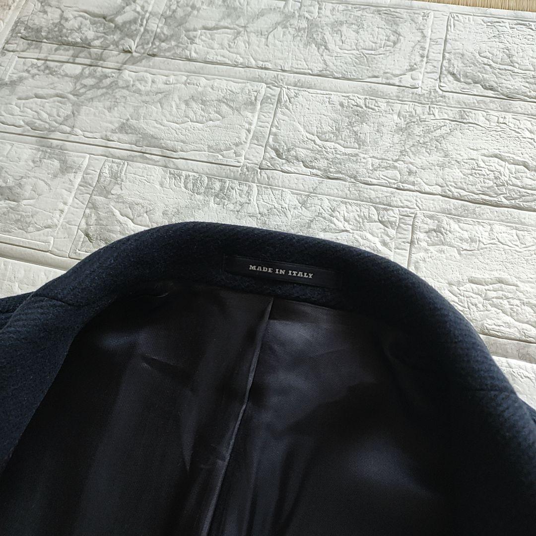 BEAMS F ビームスエフ ウールチェスターコート ネイビー S イタリア製