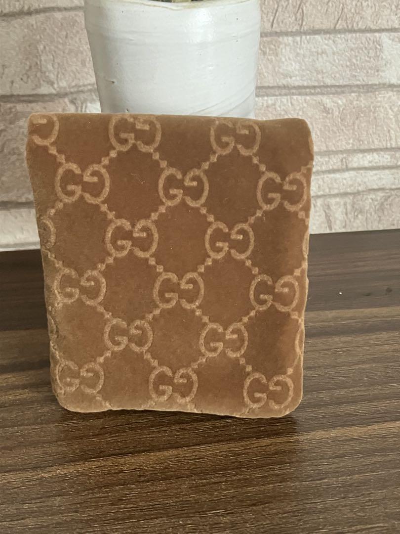 送料込み］GUCCI シルバー ロゴリング、箱、ショップカード