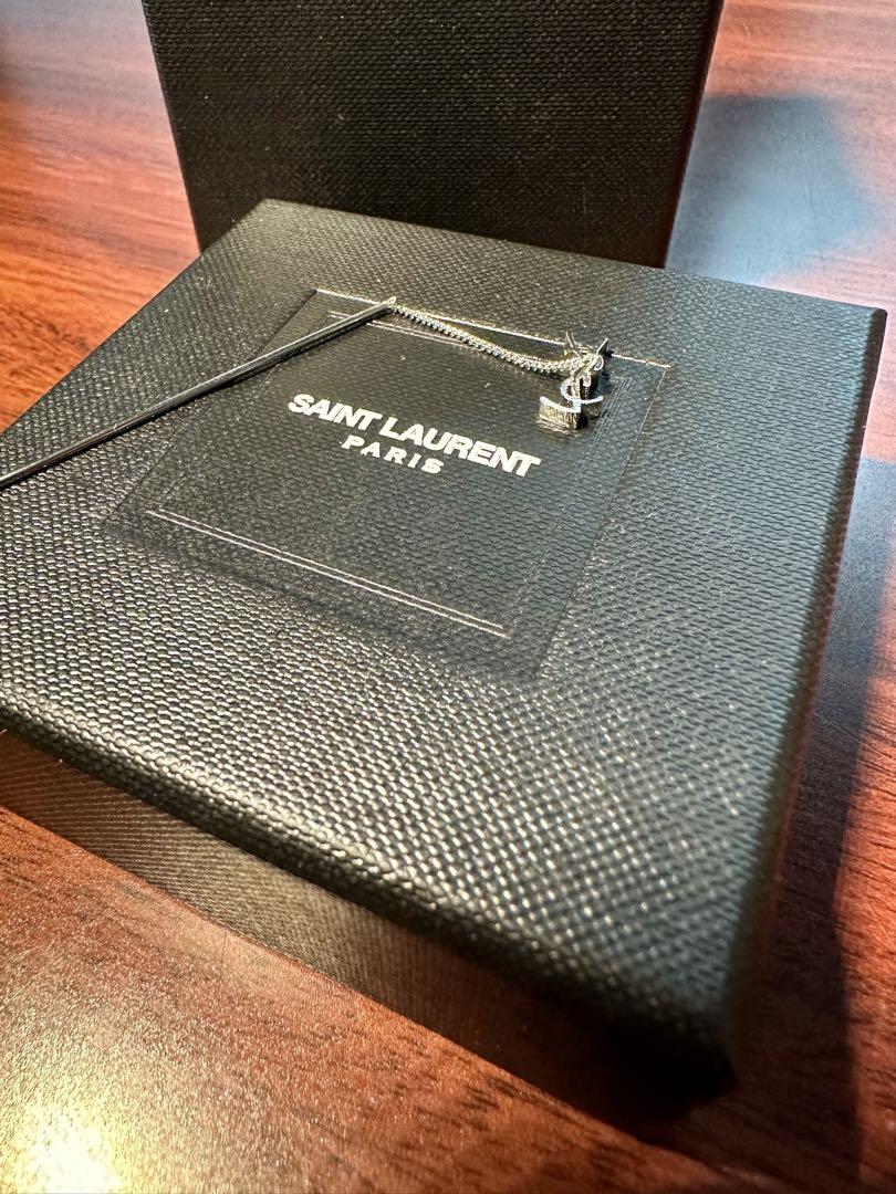 SAINT LAURENT】YSLスレッダー ピアス オピウム メタル (Saint