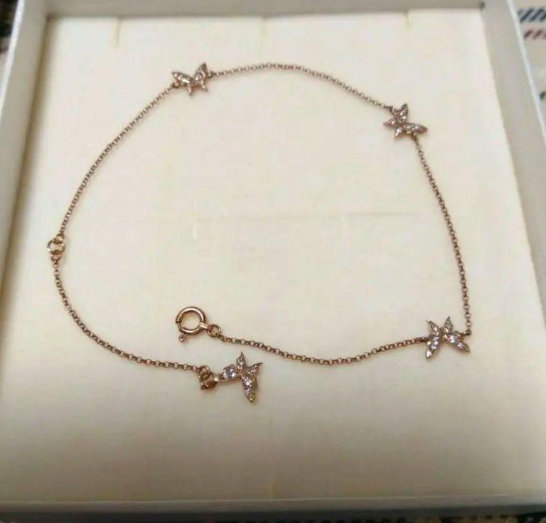 ビジュソフィア　10金ピンクゴールド　ブレスレット