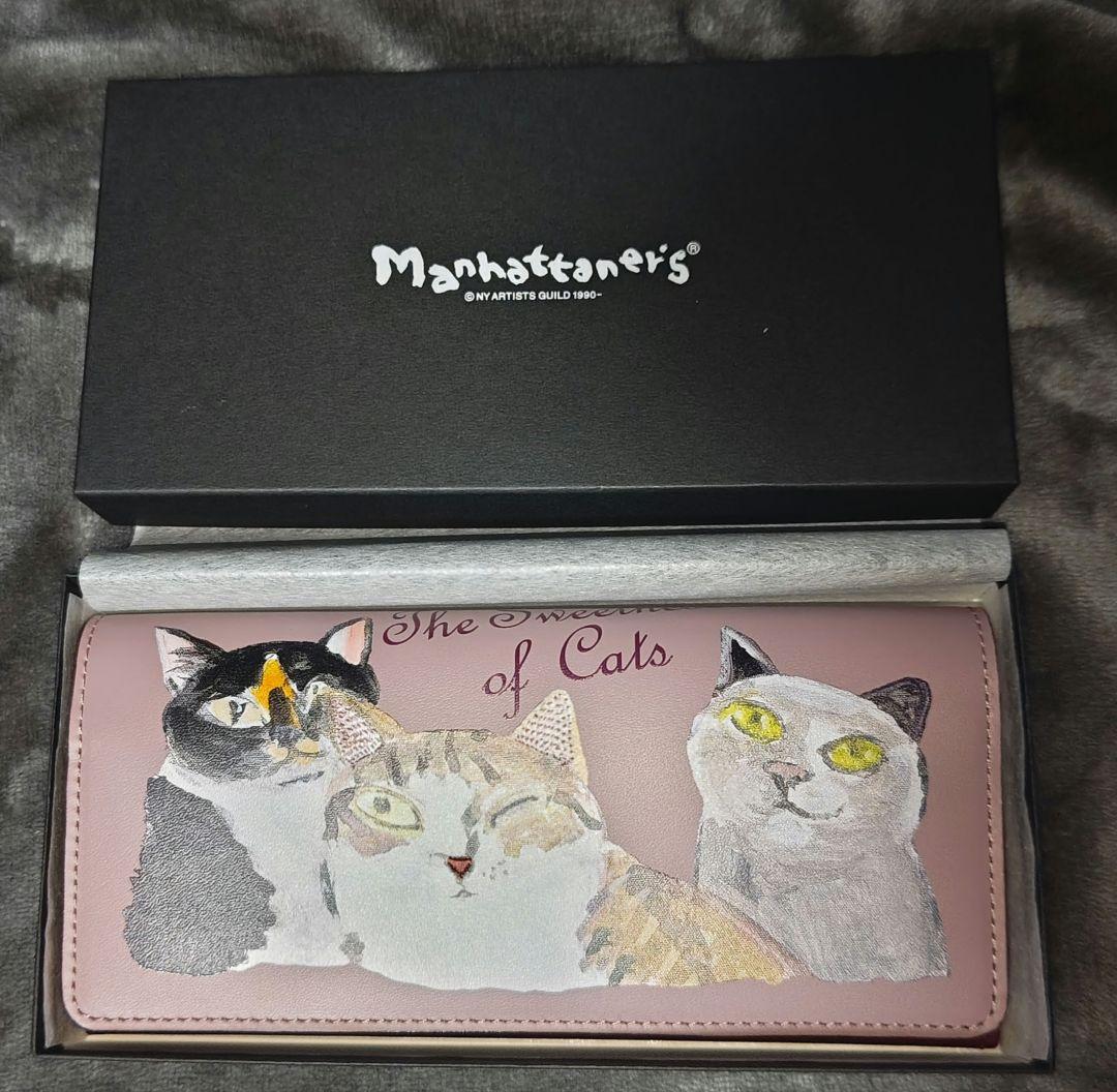 =新品・未使用= マンハッタナーズ　牛革長財布