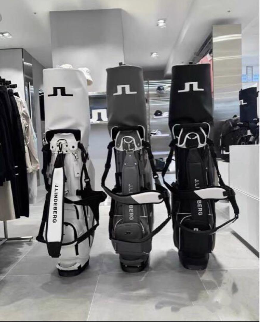 新品ジェイリンドバーグゴルフ キャディバッグ 軽量 JLINDEBERG 黒 J.LINDEBERG（ジェイリンドバーグ）スタンドキャディバッグ(99