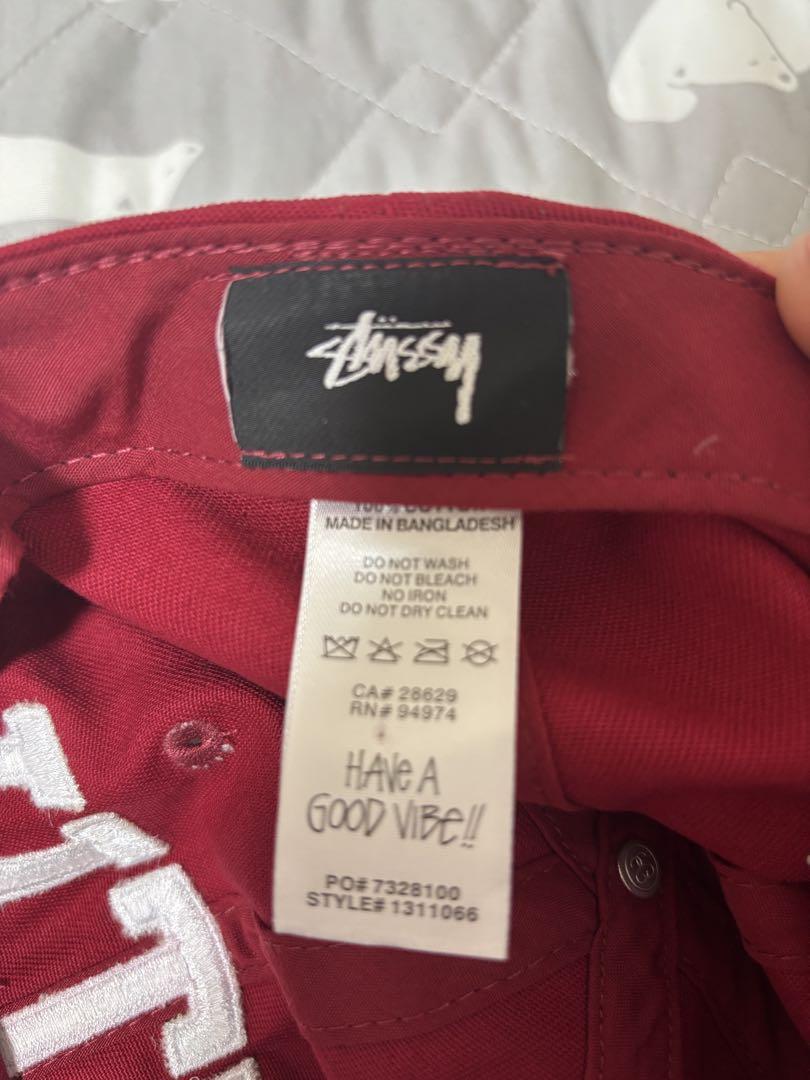 Stussy キャップ　赤