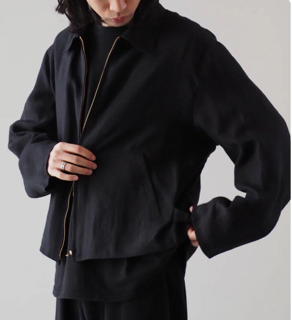 Comoli カナパ ジップ ショート ジャケット