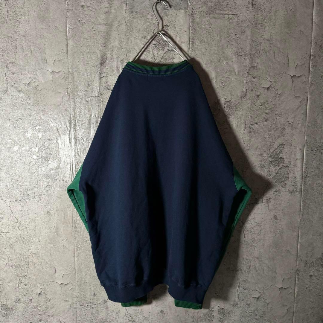 人気の春夏 好配色☆XLARGE センター パイル地ロゴ ビッグロゴスウェット トップス