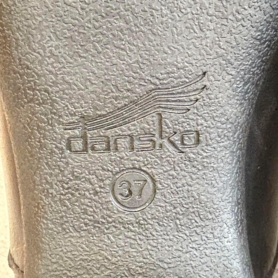 ダンスコ　DANSKO (37) ブーティー　レースアップシューズ　ヒール　黒