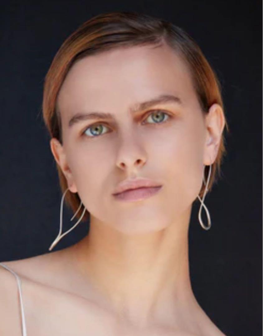 ぷりん様専用Bar jewelry DRIFT EARRINGS SILVER 画像1