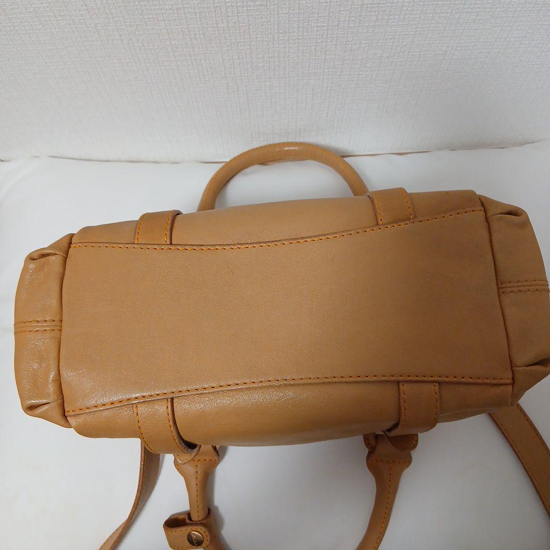 【未使用】【美品】Dakota ベージュ レザー ハンドバッグ Dakota ベージュ レザー 2way ハンドバッグ - メルカリ