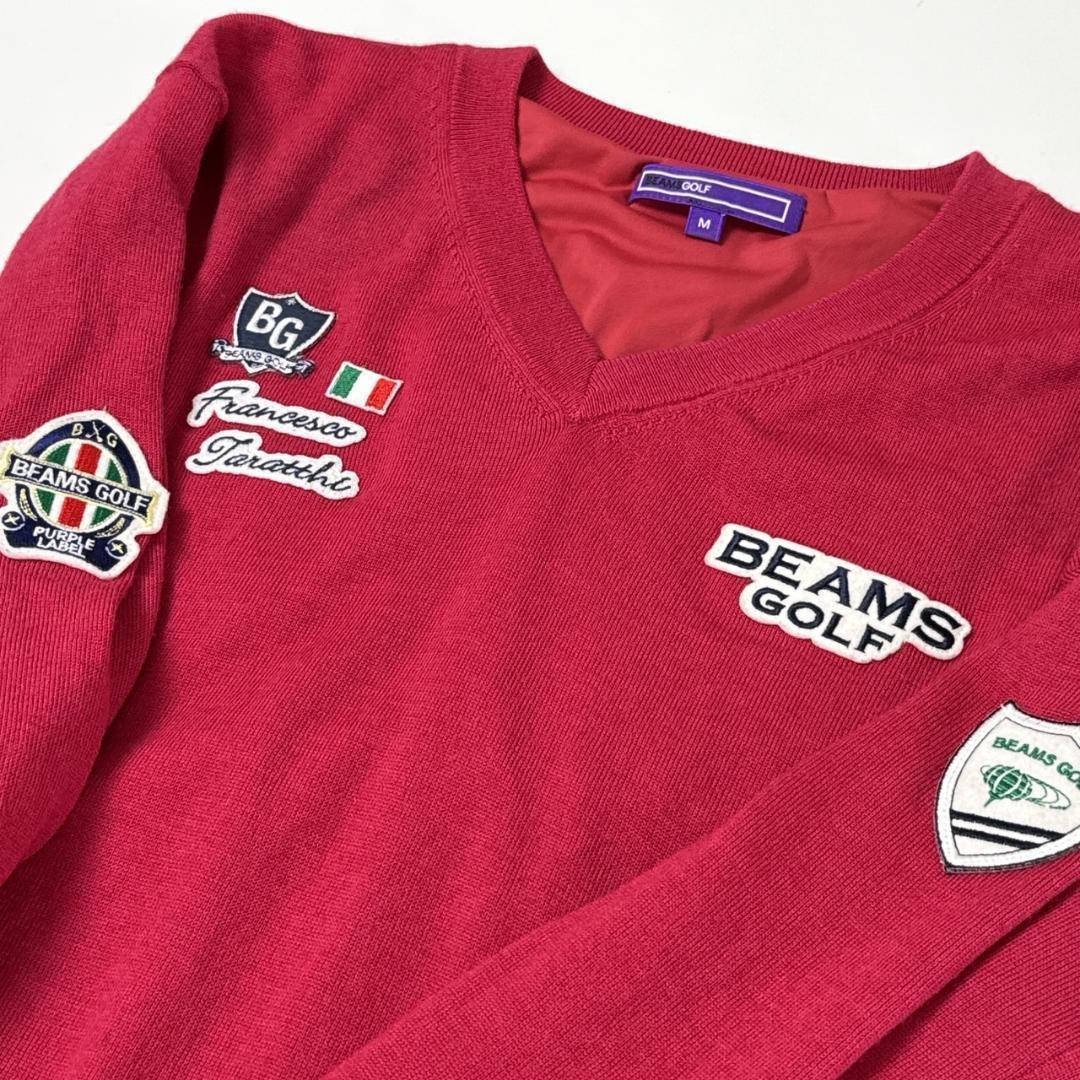BEAMS GOLF PURPLE LABEL タラッティ 裏付きニット