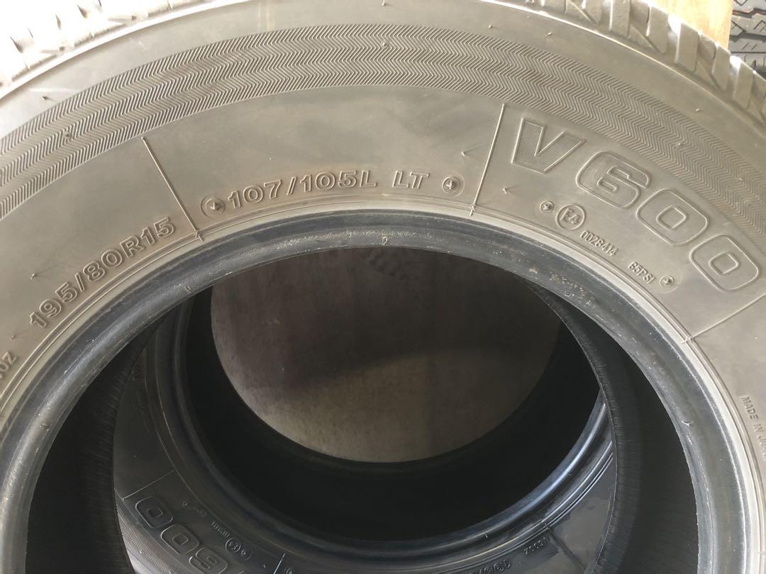 ☆短期出品 ブリヂストン 195/80R15 V600 4本セット☆