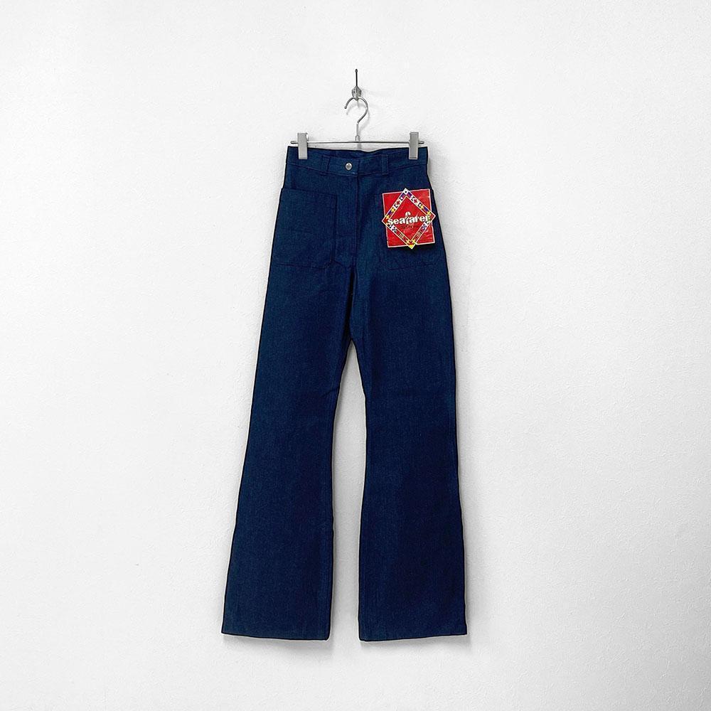 【未使用】ヴィンテージ ミリタリー 90s アメリカ軍 セーラー デニム パンツ