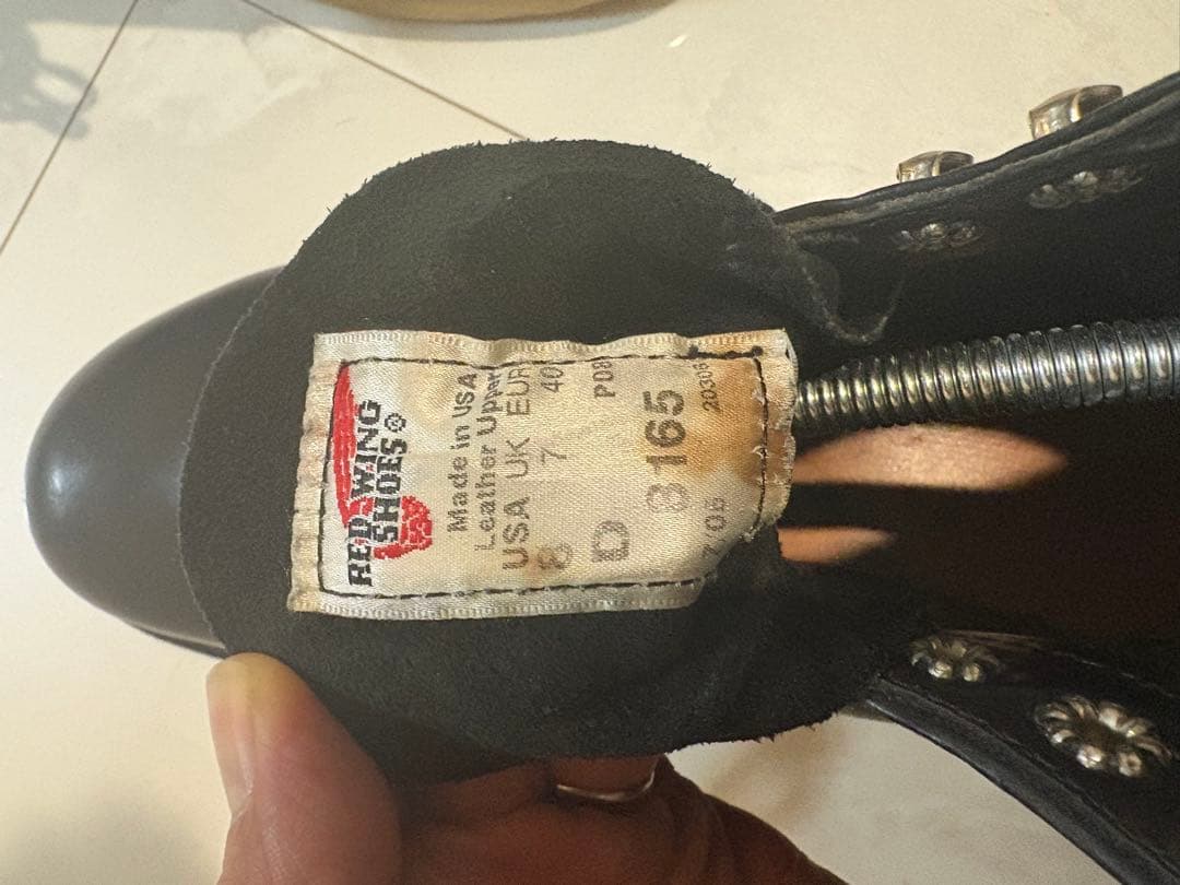 レッドウイング 8165 us8 6インチ クラシック26.5cm・RED WING MEDICALDB_JP