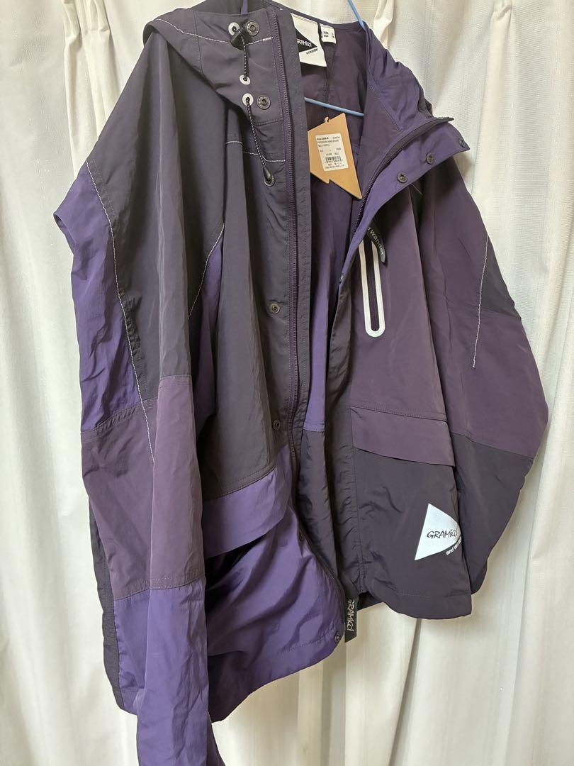 ジャケット・アウター GRAMICCI and wanderPATCHWORK WIND HOODIE