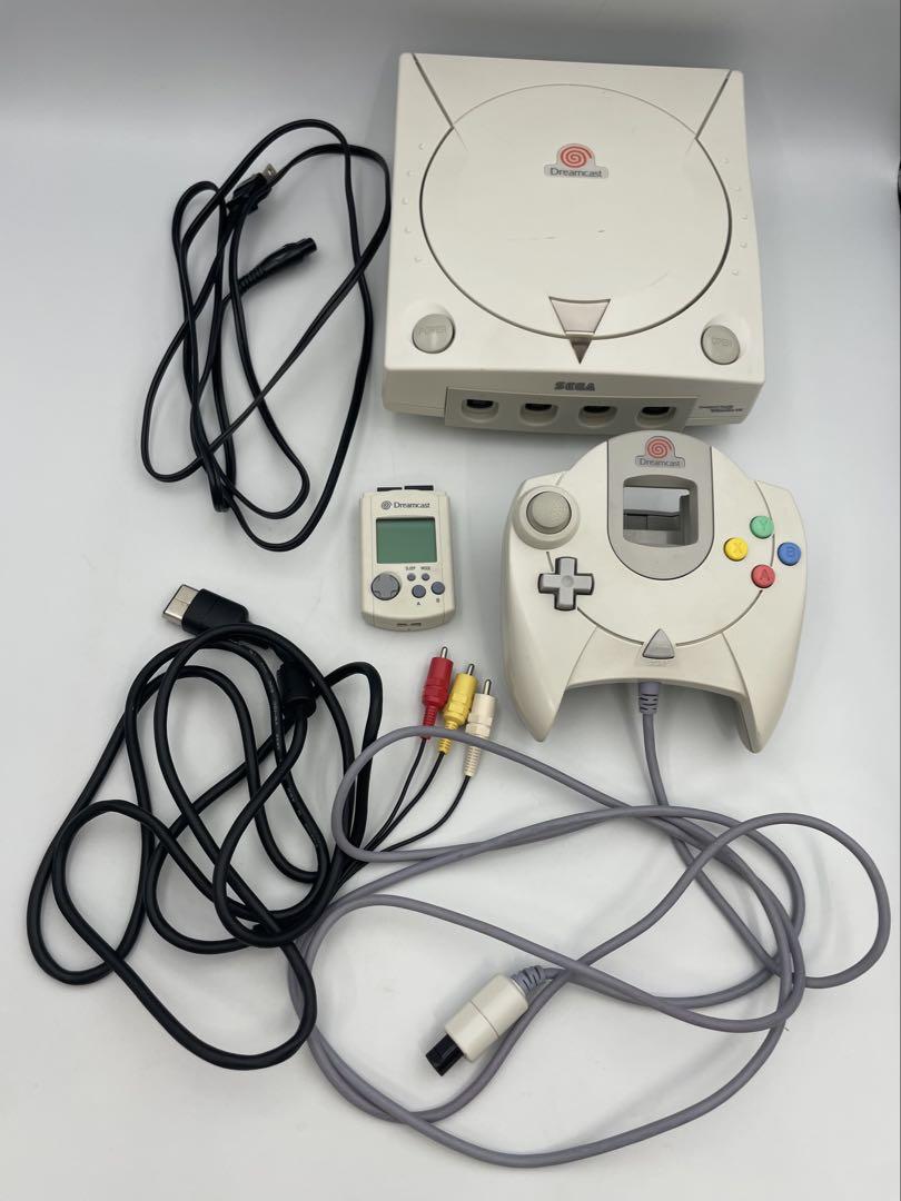 ドリームキャスト本体 ソフトセット (HKT-3000) ドリームキャスト本体セット HKT-3000 電源コード/AVケーブル