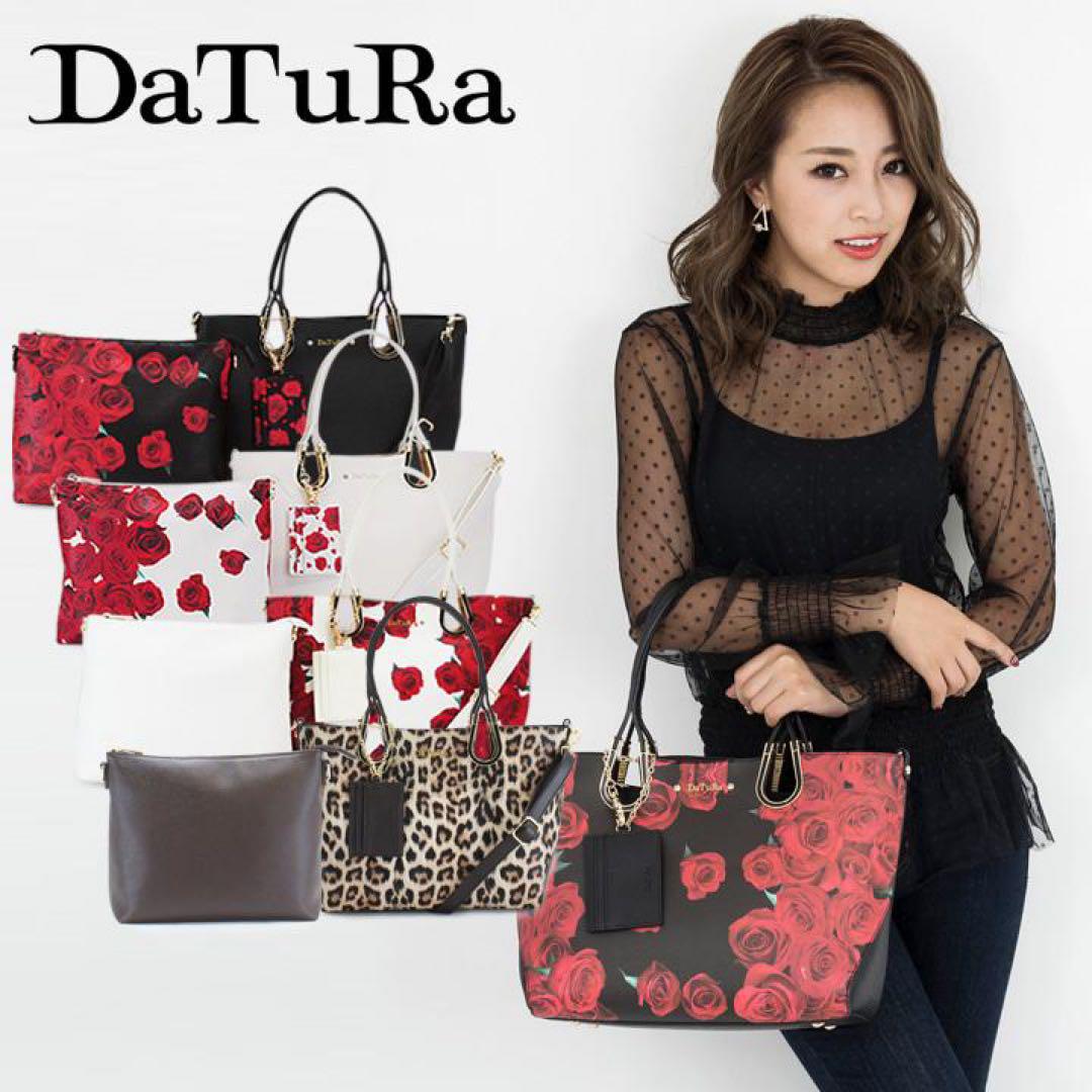 DaTuRa トートバッグ バラ柄 - メルカリ