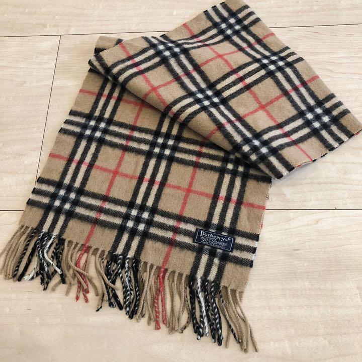 みさみさ様専用 バーバリーマフラー カシミヤ100% ノバチェック(¥5,500) , メルカリ スマホでかんたん フリマアプリ