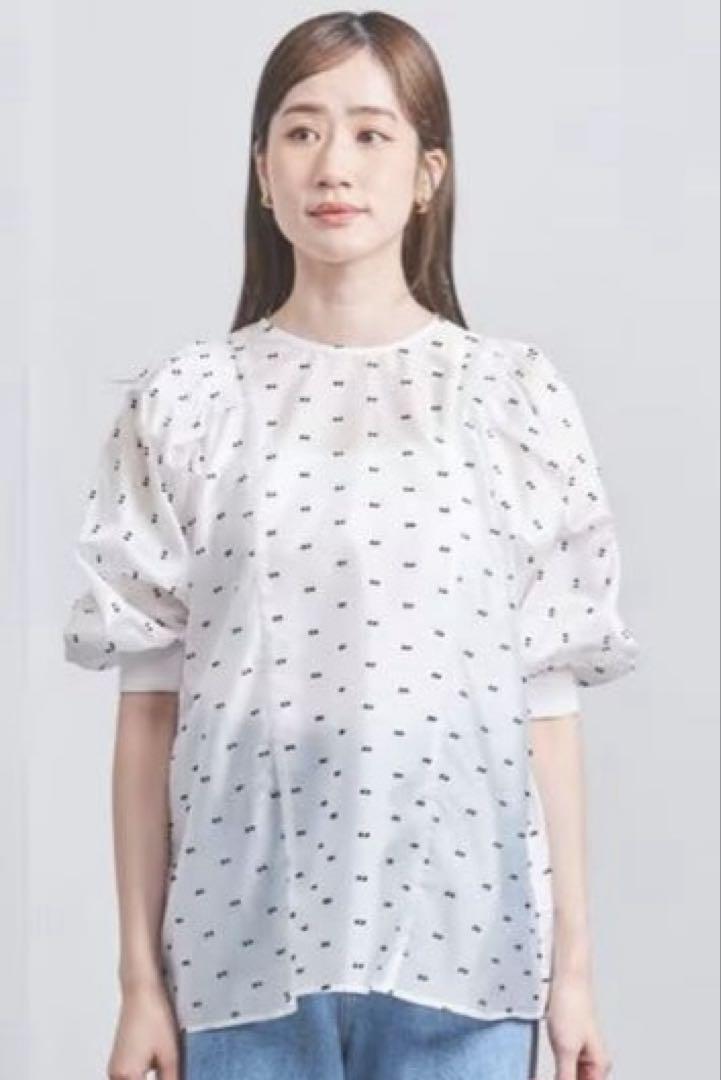 美品】 UNITED ARROWS ハシゴ カットジャカード ブラウス - メルカリ