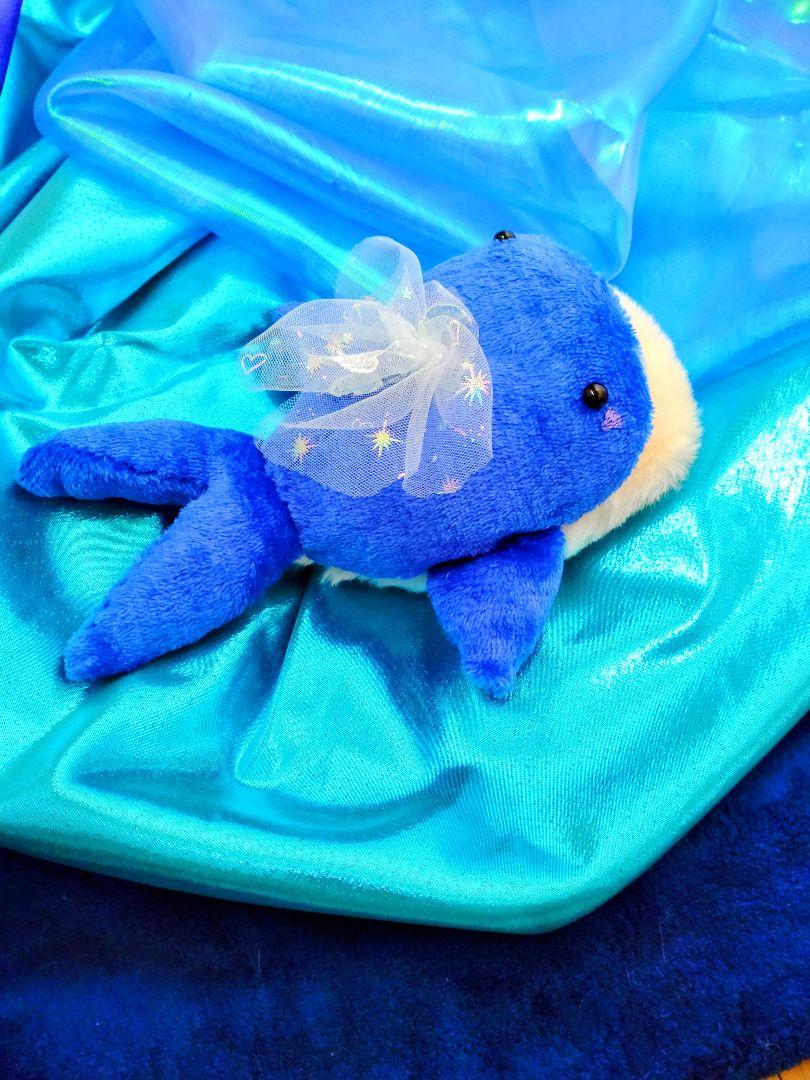 16今だけプレゼント付き♥ハンドメイドぬいぐるみ クジラぬいぐるみ☆海 くじら鯨