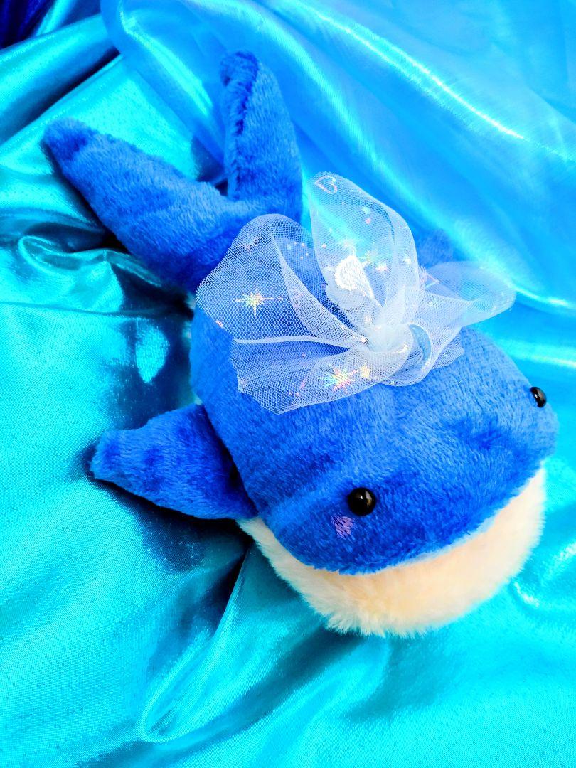 16今だけプレゼント付き♥ハンドメイドぬいぐるみ クジラぬいぐるみ☆海 くじら鯨