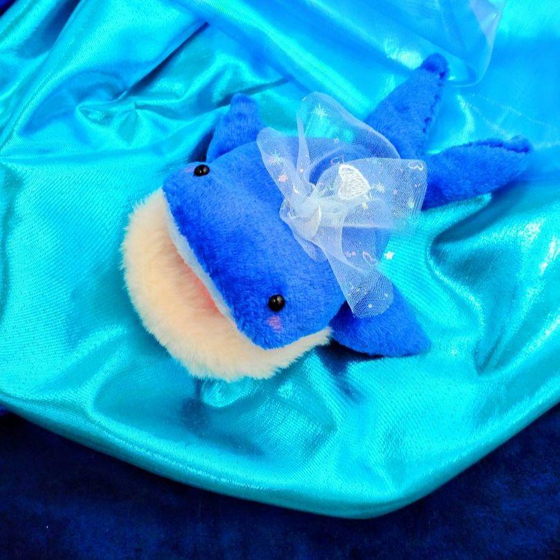 16今だけプレゼント付き♥ハンドメイドぬいぐるみ クジラぬいぐるみ☆海 くじら鯨
