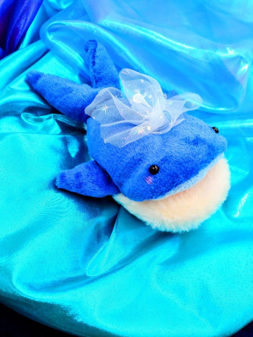 16今だけプレゼント付き♥ハンドメイドぬいぐるみ クジラぬいぐるみ☆海 くじら鯨