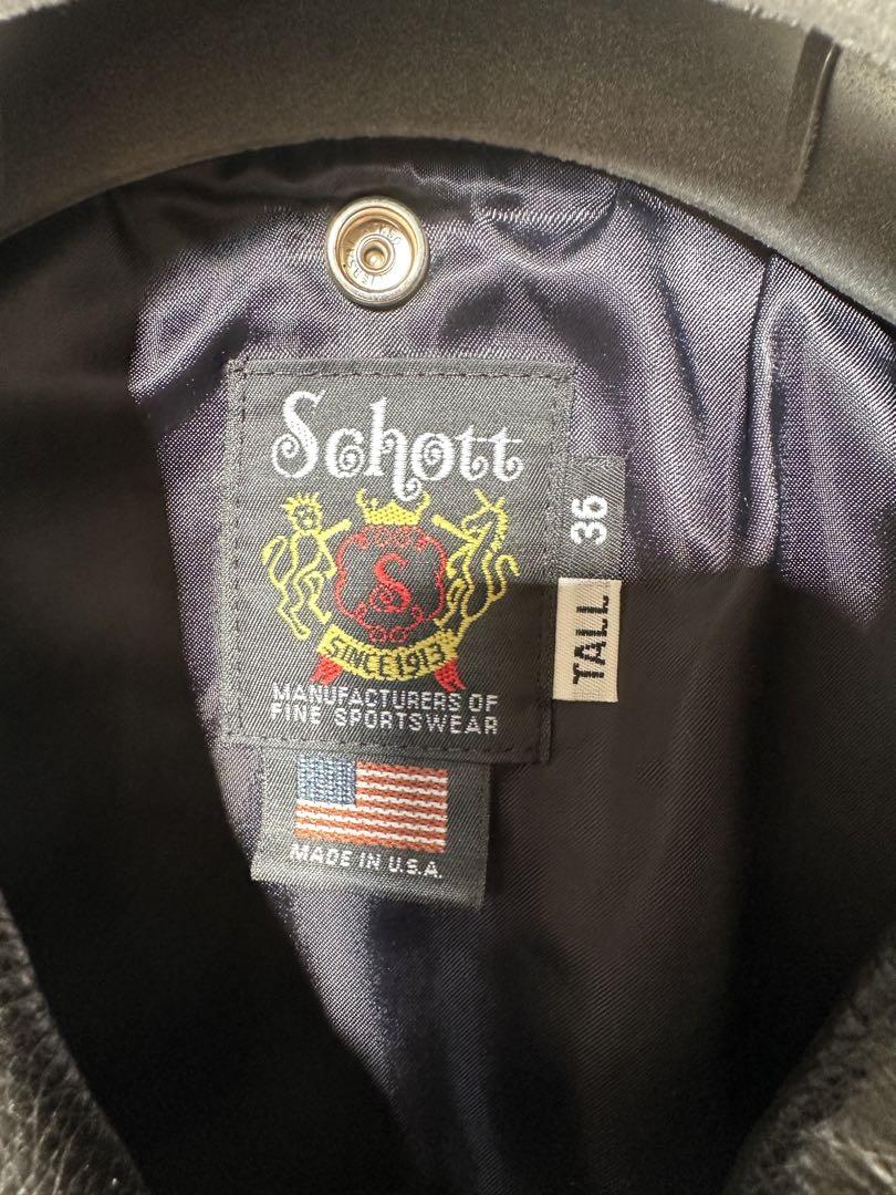 ショットschott516UST36ネイキッドカウレザー