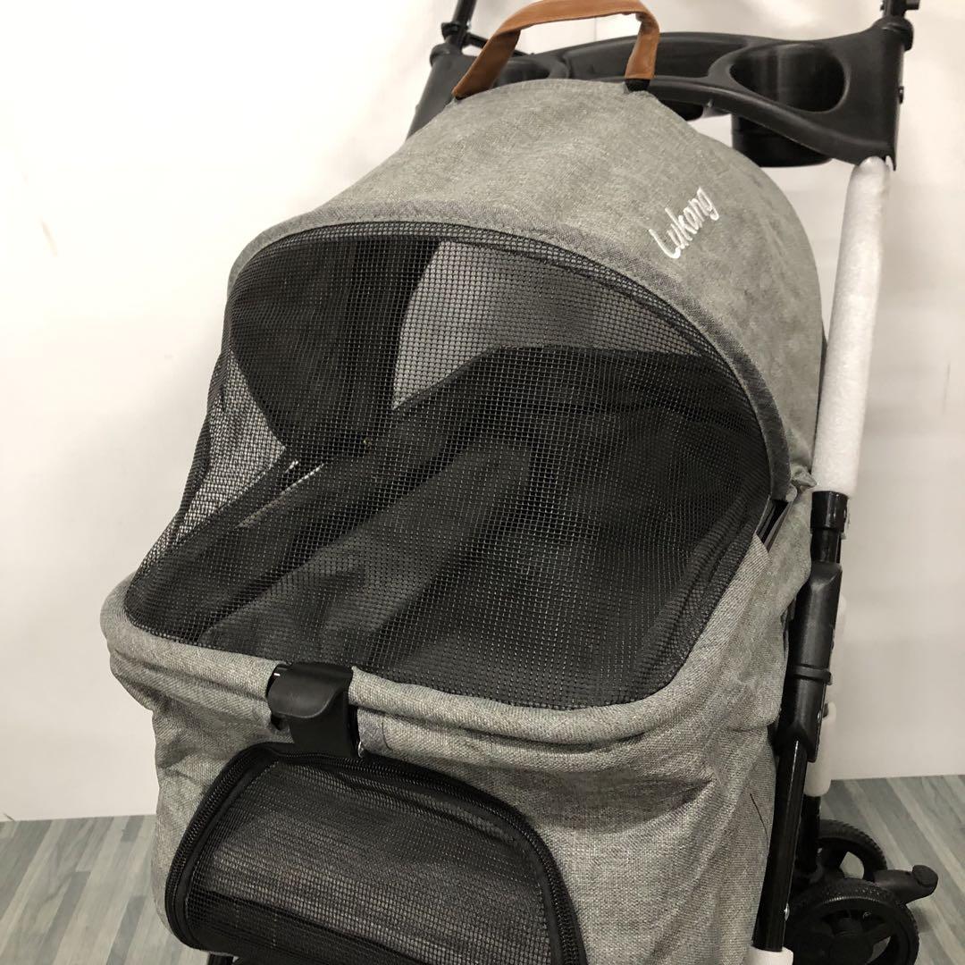 【展示品】Lukang ペットカート 折り畳み式 小型犬 360度回転 分離型