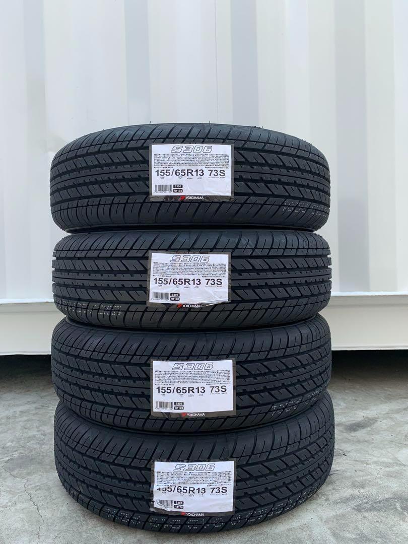 全国送料込☆ヨコハマS306☆2025年製☆155/65R13☆軽自動車