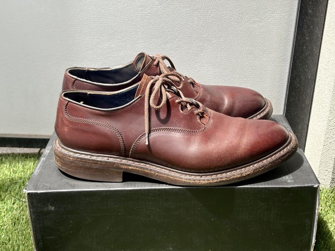 Tricker's コードバン プレーントゥ ギリーシューズ トリッカーズ