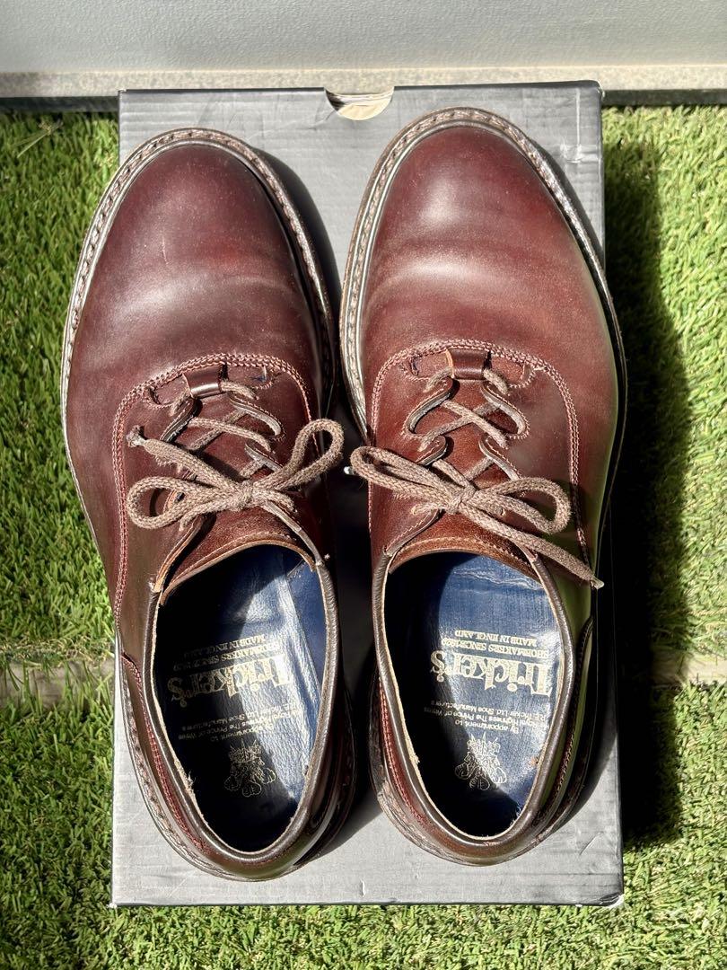 Tricker's コードバン プレーントゥ ギリーシューズ トリッカーズ