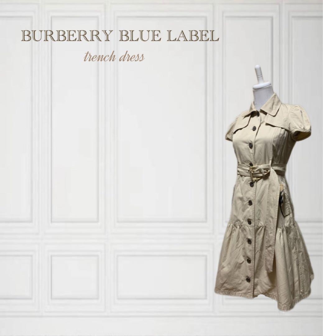 BURBERRY BLUE LABEL トレンチコート ワンピース BURBERRY BLUE LABEL トレンチ ワンピース