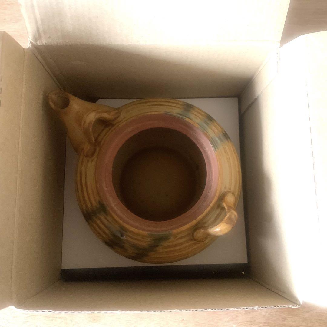 未使用品土瓶蒸し器どびん蒸し急須酒器3脚セット