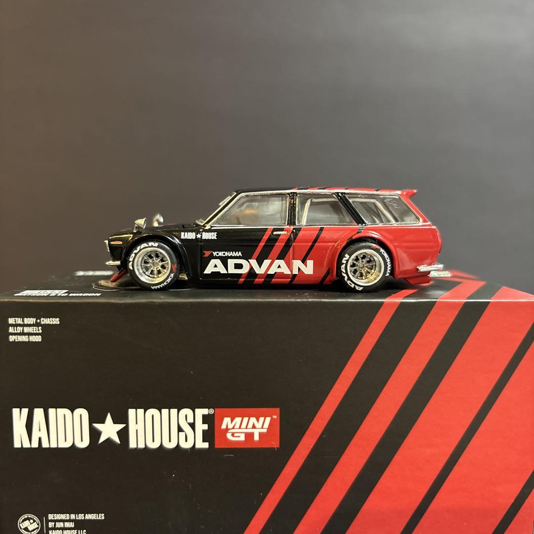 MINI GT 街道ハウス DATSUN 510 ADVAN MINIGT