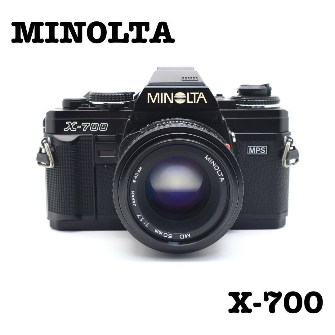 カメラ MINOLTAミノルタ X-700 レンズ フラッシュ 動作未確認 □完動品 美品 MINOLTA ミノルタ X-700 動作確認済み - メルカリ