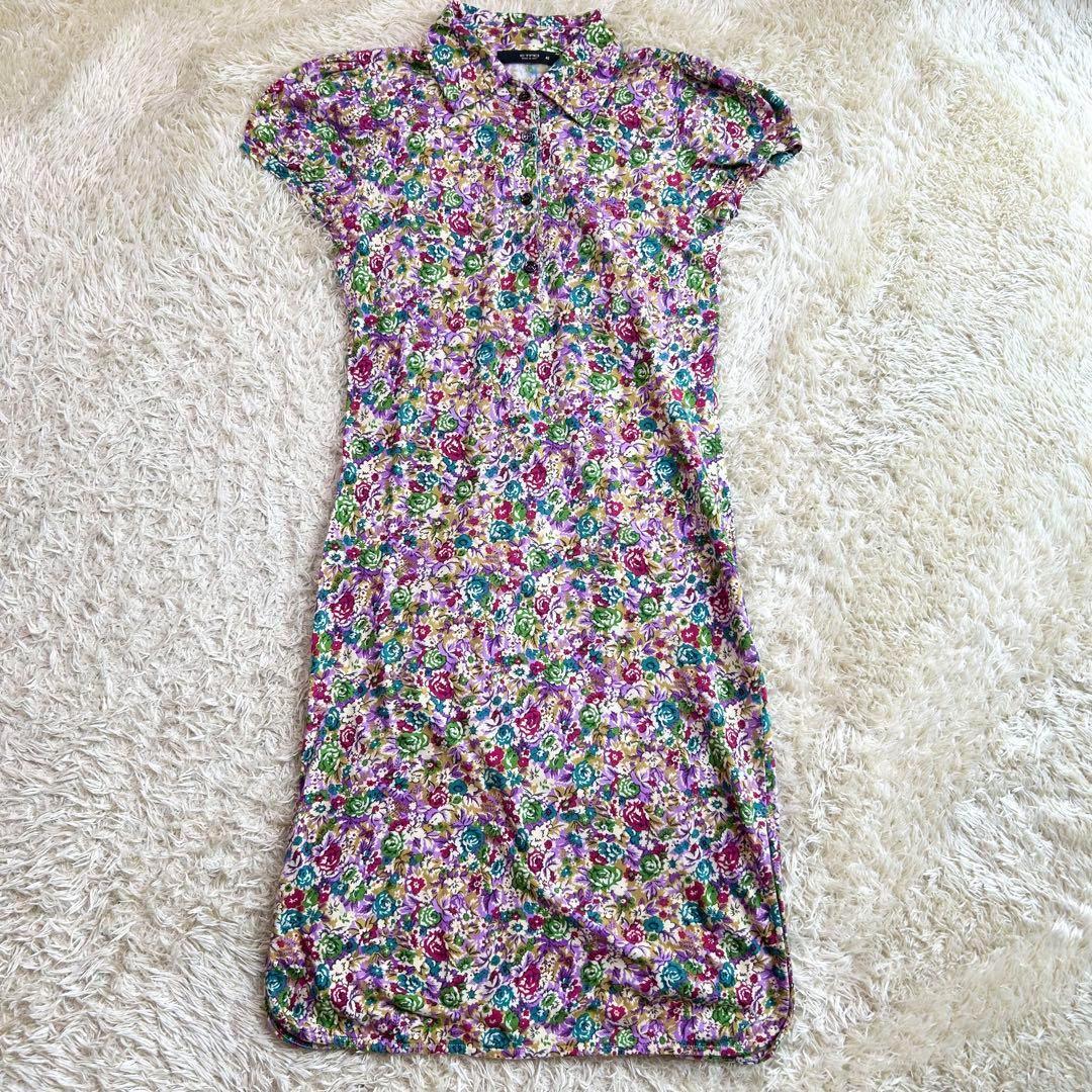 【ETRO✨️イタリア製✨️美品】 エトロ 花柄 上品 パフスリーブ ワンピース