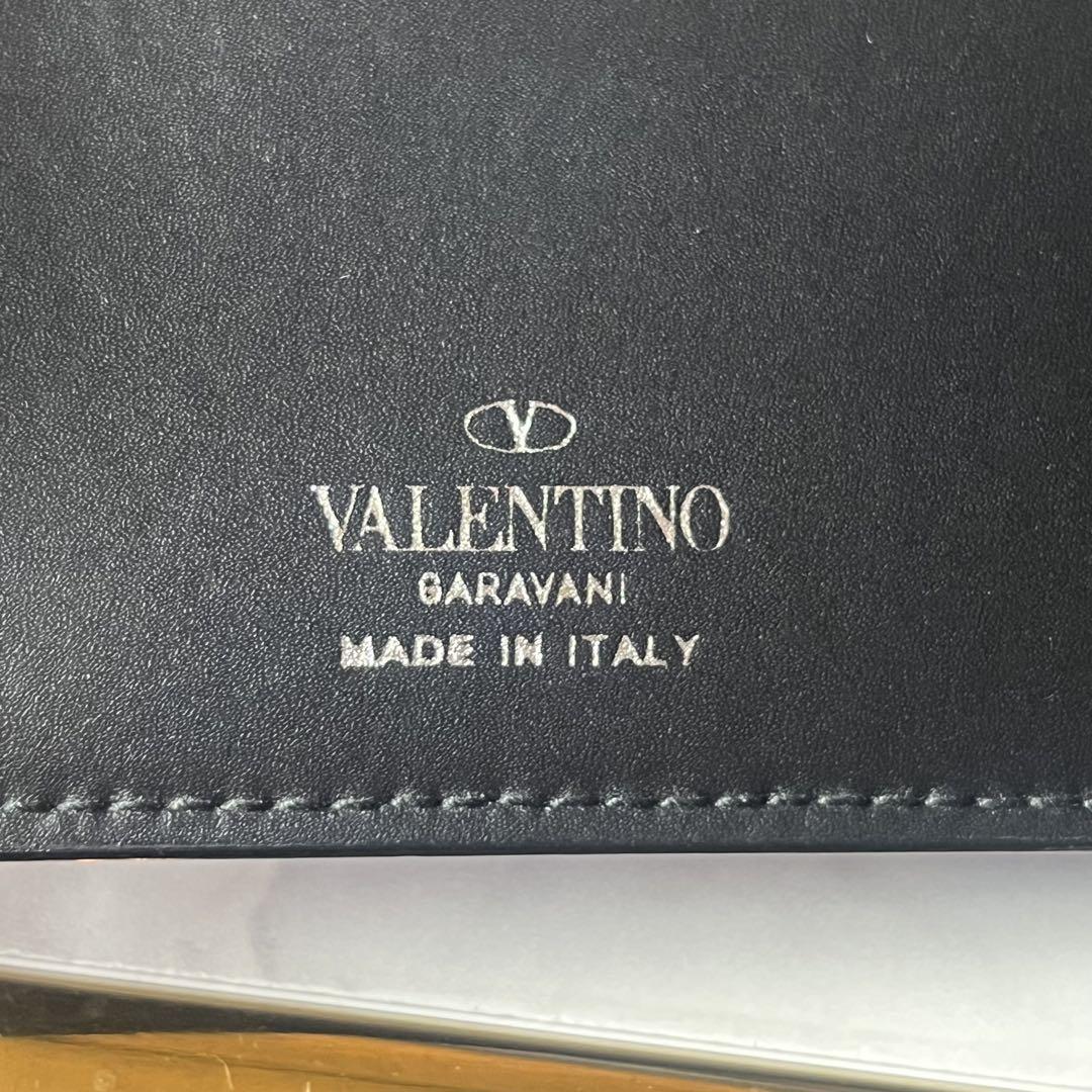 VALENTINO◆VLTN ネックストラップ付きウォレット 財布