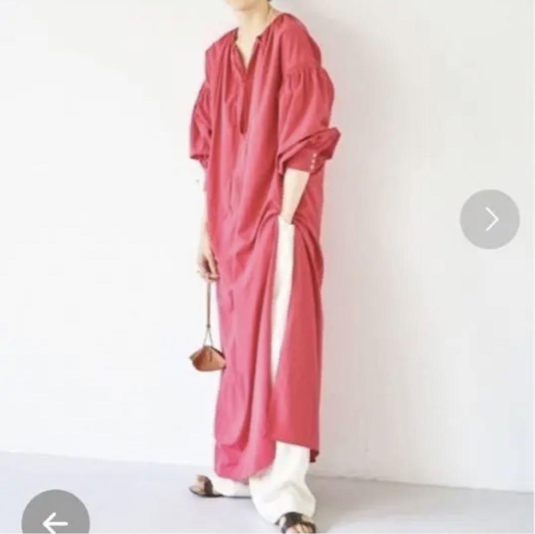 高品質の激安 トゥデイフル ギャザーカフタンドレス Gather Dress
