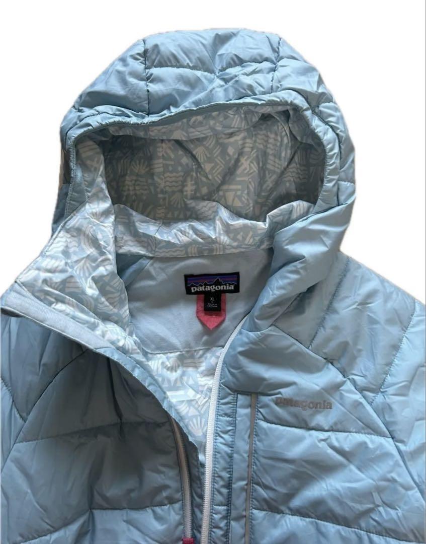パタゴニア Patagonia ダウンジャケット ライトブルー 中綿　XL