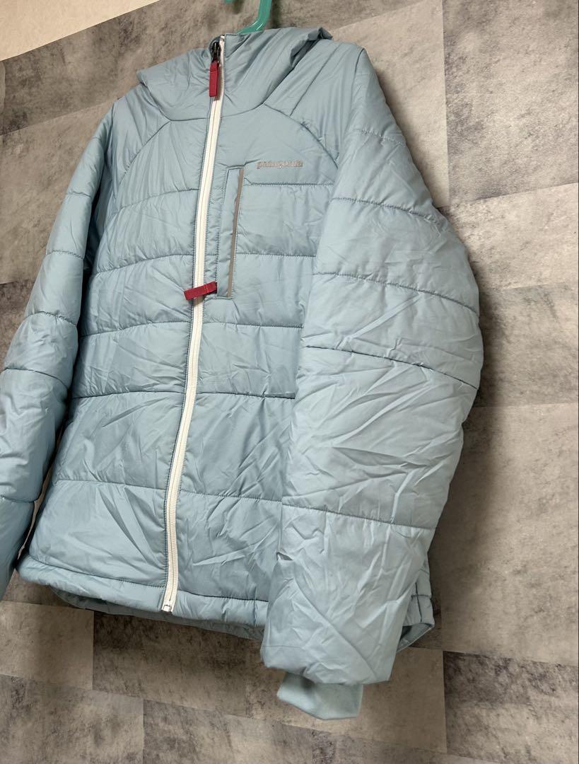 パタゴニア Patagonia ダウンジャケット ライトブルー 中綿　XL