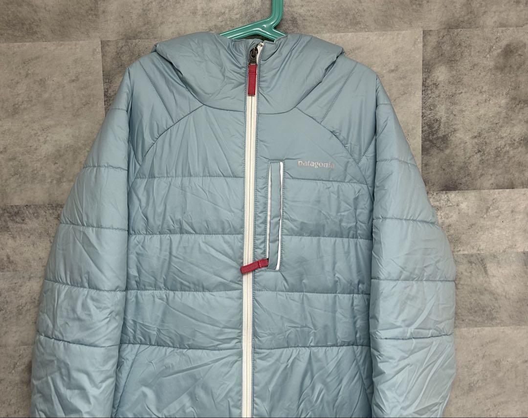 パタゴニア Patagonia ダウンジャケット ライトブルー 中綿　XL